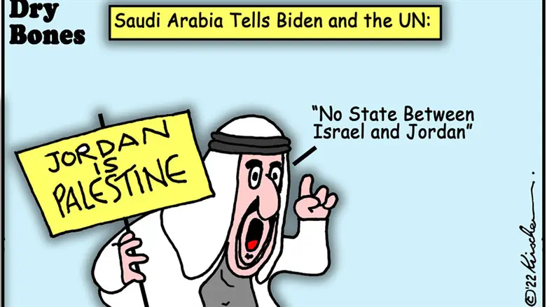 Dry Bones: Saudi Arabia tells Biden no PA state