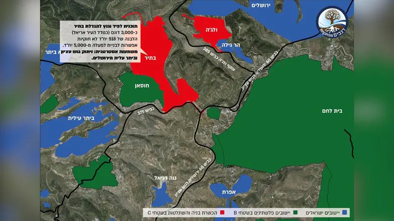 map of the approved plans
