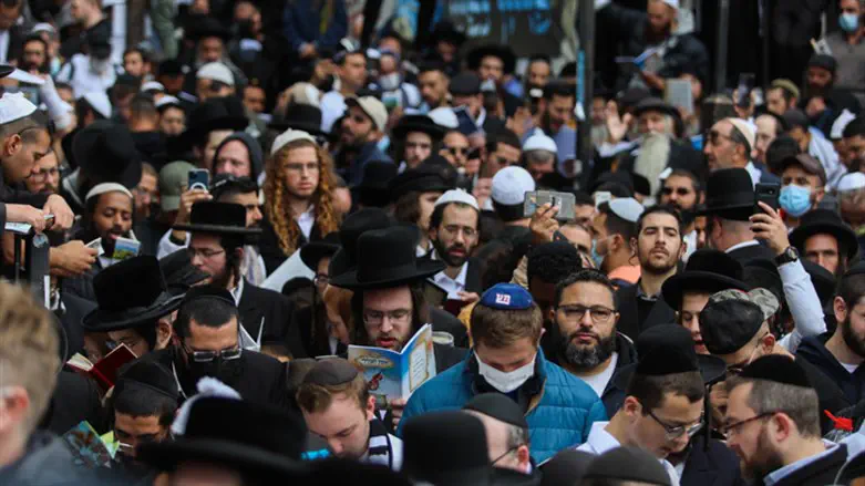 Hasidic visitors to Uman, Ukraine