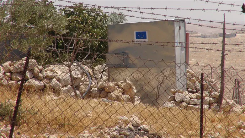 Illegal construction, courtesy of the European Union