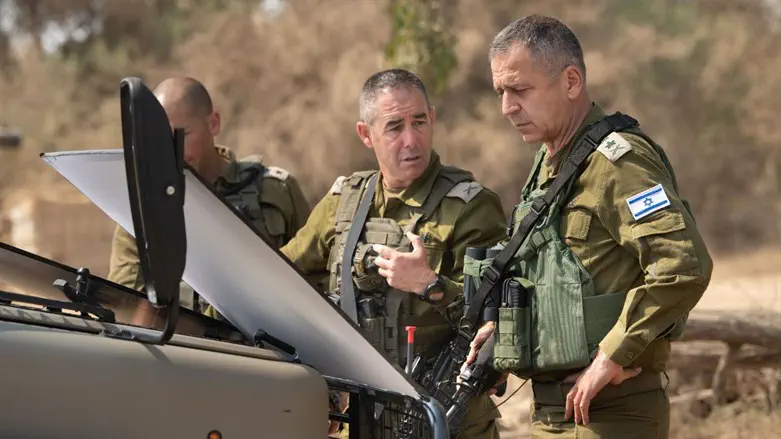 Aviv Kochavi in Gaza envelope