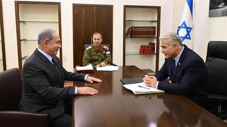 Lapid and Netanyahu meet