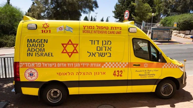 MDA bullet-proof Mobile Intensive Care Unit donated by Prof. Marat Ressin