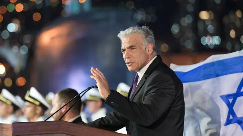 PM Lapid at ceremony