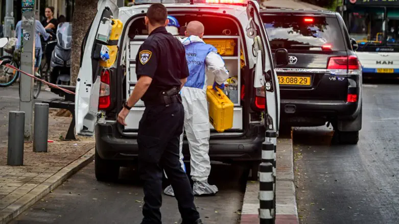 Scene of Holon terror attack