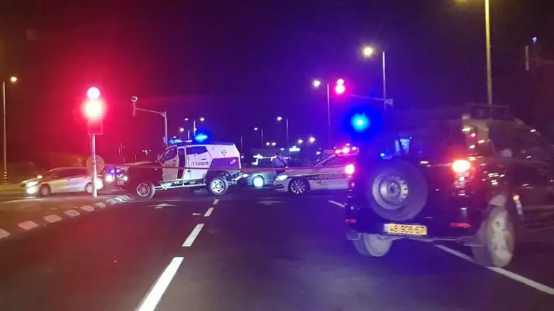Scene of attack on Route 443