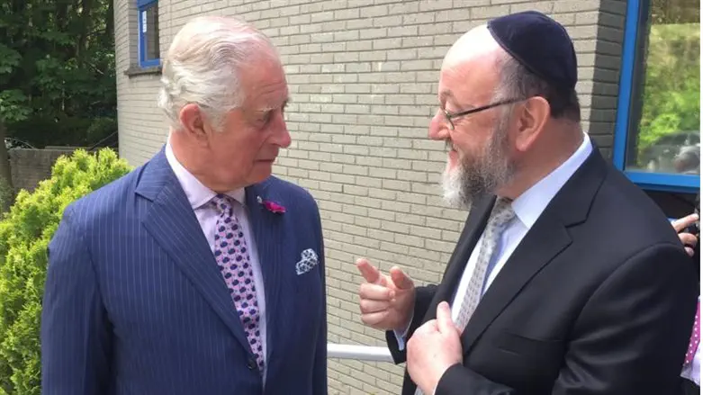 Chief Rabbi Ephraim Mirvis and the Prince of Wales