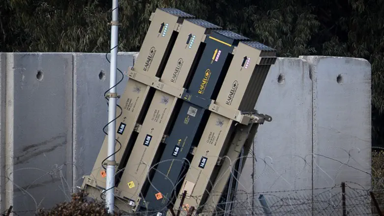 Iron Dome missile battery