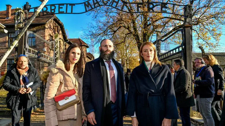 European Parliament officials visit Auschwitz