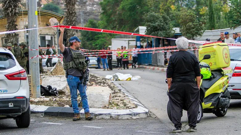 Scene of attack near Ariel