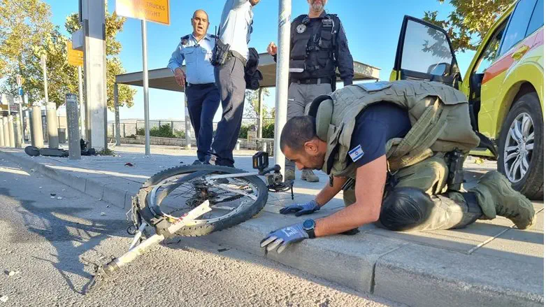 Bicycle that exploded in Jerusalem
