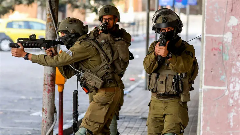 IDF soldiers in Hebron