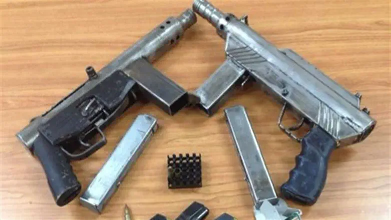 Illegal weapons cache