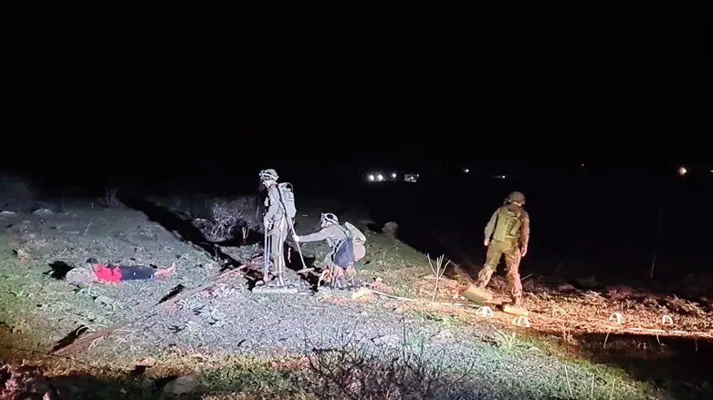 Teen rescued from Golan Heights minefield