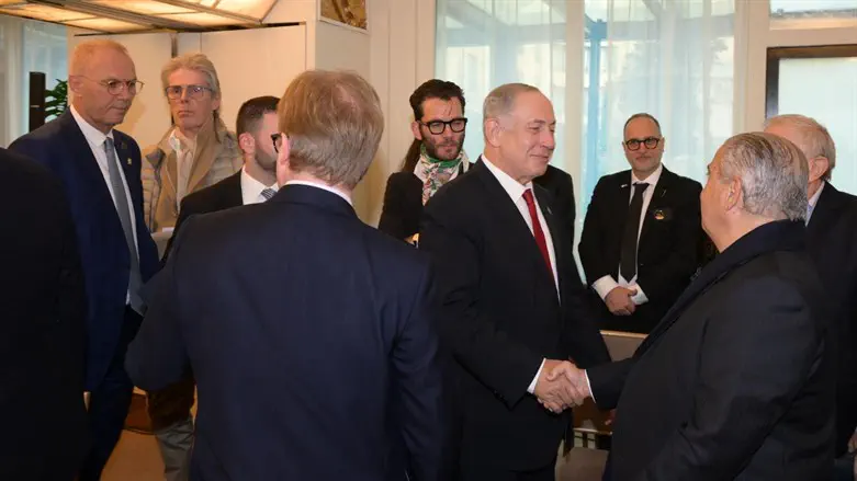 Netanyahu meeting with French investors