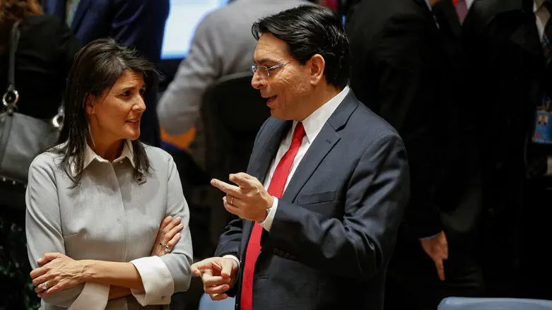 Nikki Haley and Danny Danon