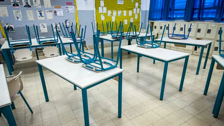 Empty classroom (illustrative)