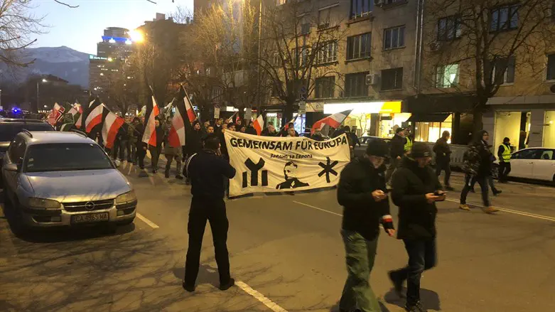 Neo-Nazi march in Bulgaria