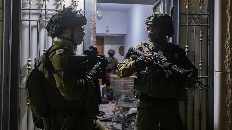 IDF soldiers during the operation