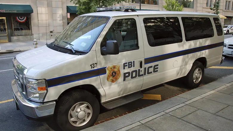 FBI police car (illustration)
