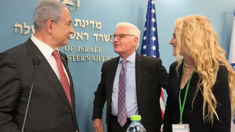 Prime Minister Benjamin Netanyahu meets with AIPAC senior leaders