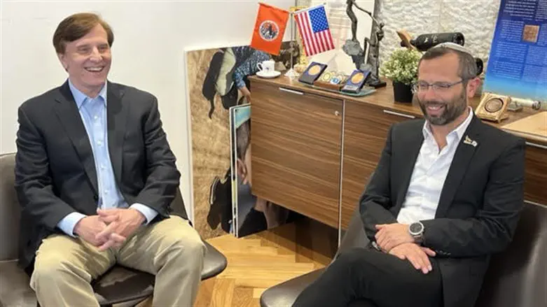 Dr. Fleming with Gov. Ganz