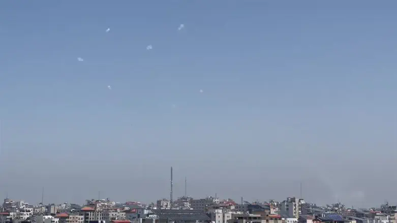 Iron Dome intercepts Gaza rockets today