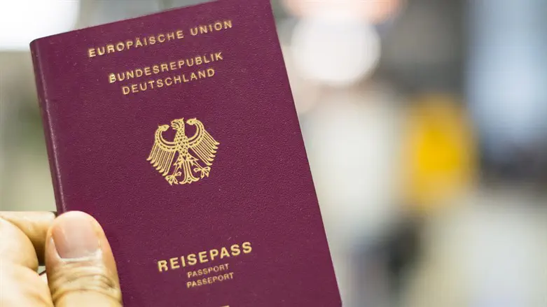 German passport (illustrative)