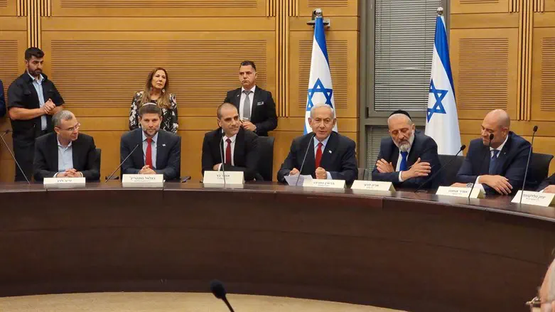 Netanyahu addresses coalition members