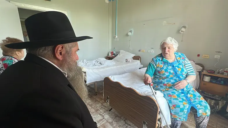 Chupovsky and Rabbi Asman