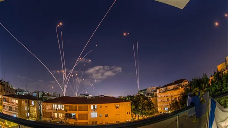 Iron Dome rocket interception