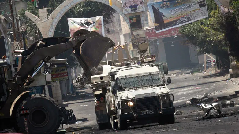 IDF forces in Jenin