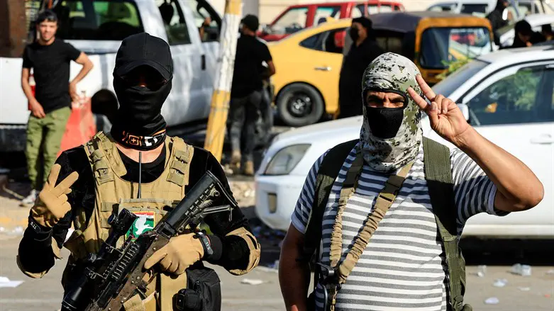 Shi'ite militiamen in Iraq