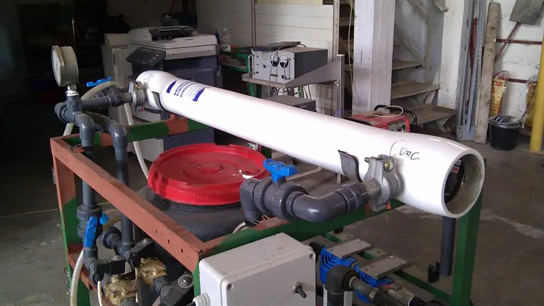 Equipment for the new desalination method