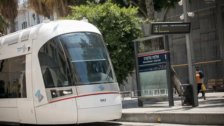 Tel Aviv streetcar