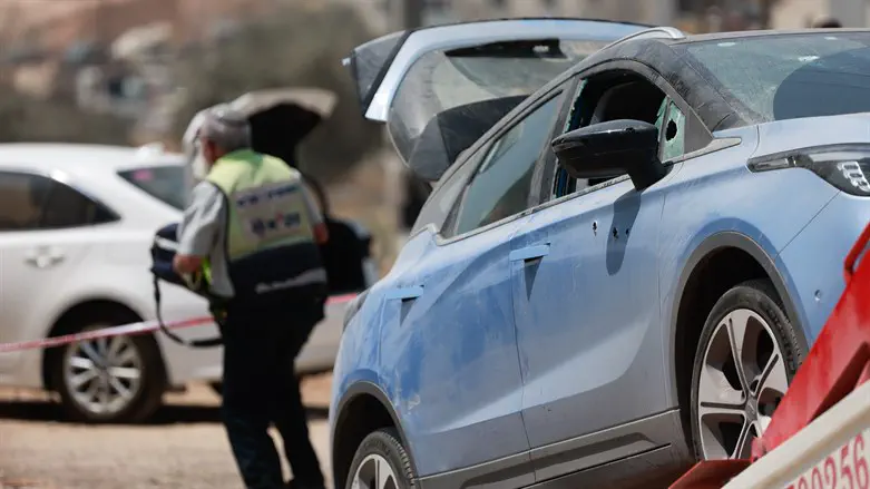 Scene of attack near Hebron