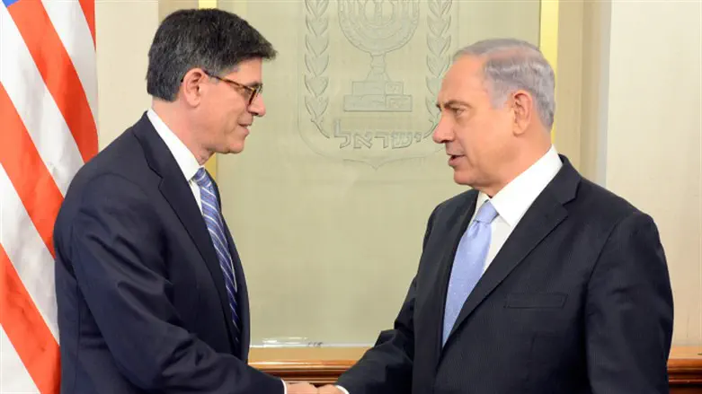 Netanyahu and Jack Lew