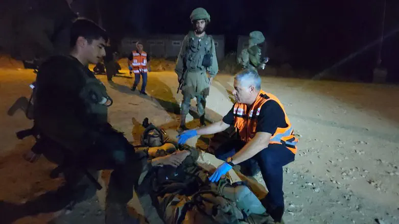 United Hatzalah and the IDF hold a joint drill