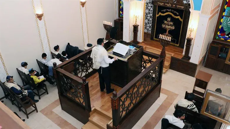 The synagogue in Baku