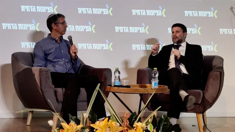 Interview with Smotrich at Religious Zionist Party conference