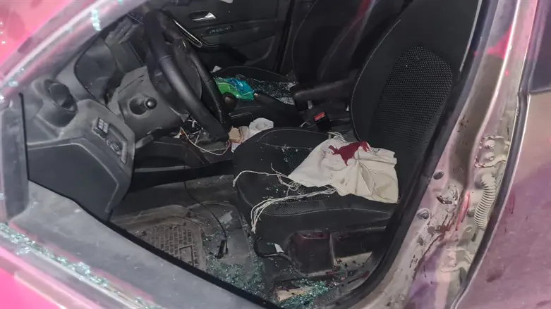 Scene of Huwara shooting attack