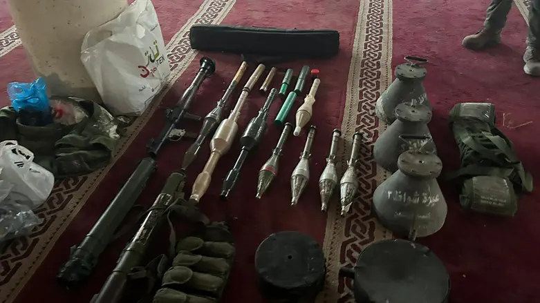 Munitions fond in a mosque