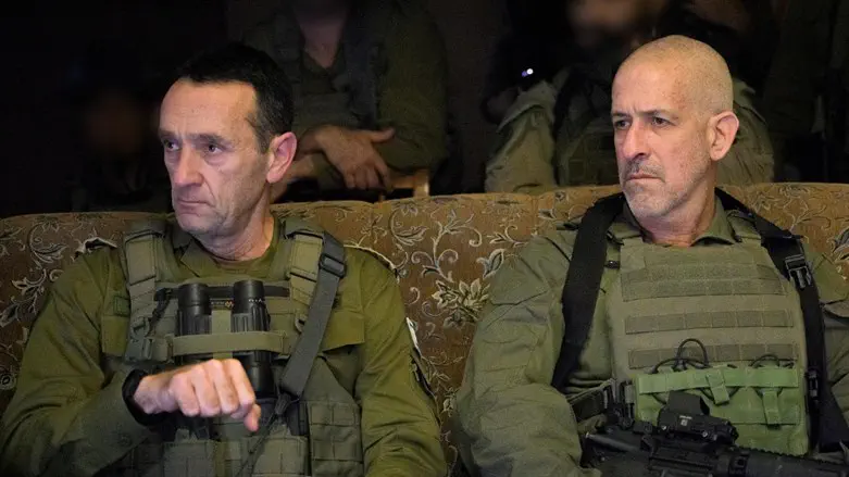 Chief of Staff and head of Shin Bet in Khan Yunis