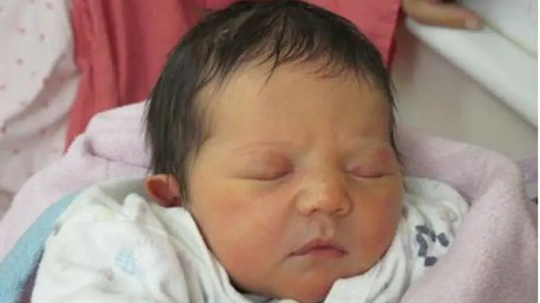 Slain: three-month-old Hadas Fogel
