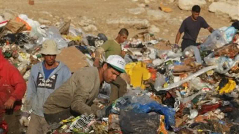 Garbage dump.