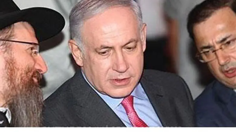 Rabbi Berel Lazar, Israeli PM Netanyahu