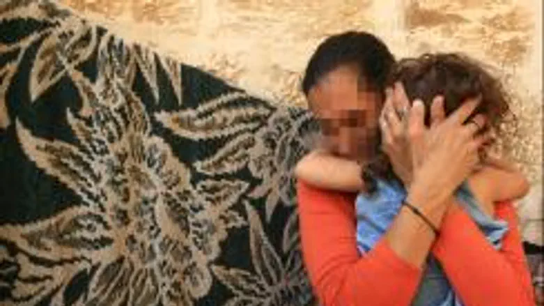 A woman rescued by Yad L'Achim in 2008