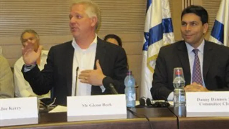 Glenn Beck and Danny Danon Israeli Knesset