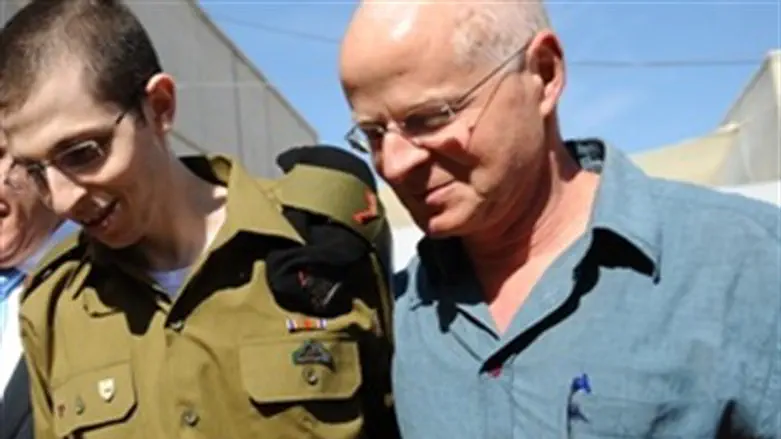 Gilad Shalit and his father Noam