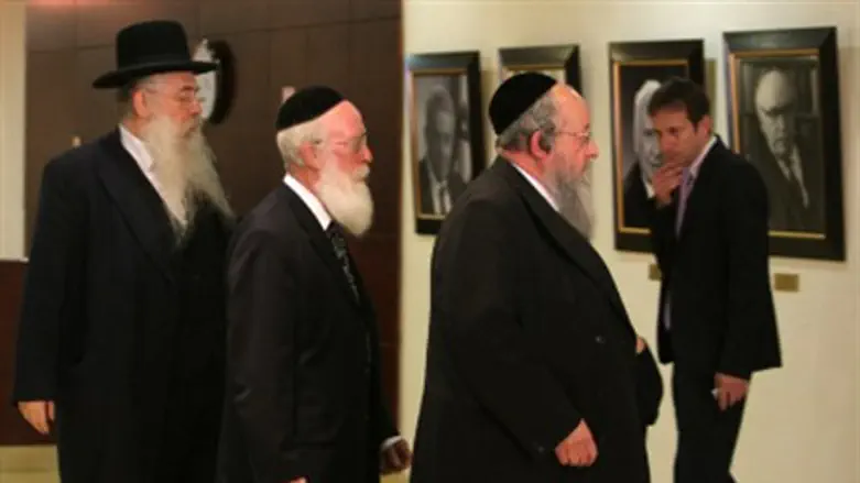 Members of United Torah Judaism faction.